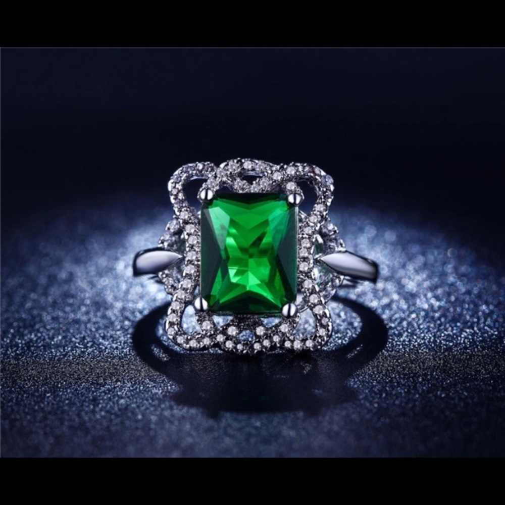Emerald Cocktail Ring